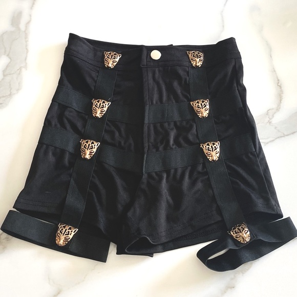 High wasted leopard stone shorts - Picture 9 of 9